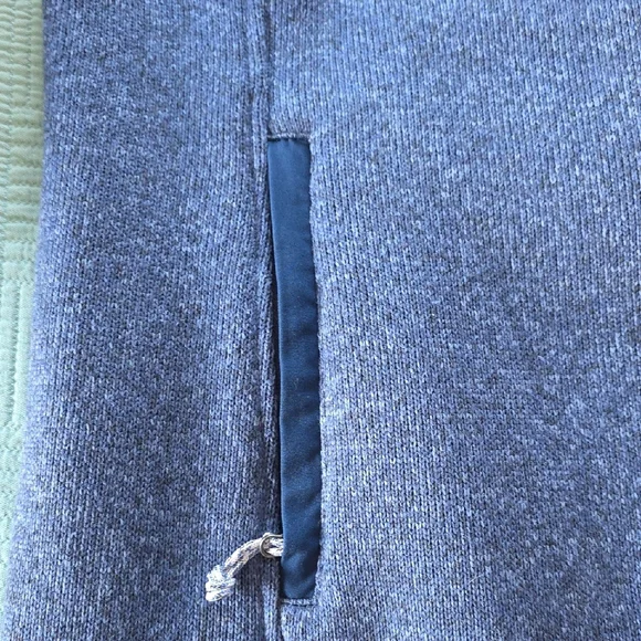 Stylish Blue and White Title Nine Fleece Vest Dress - Picture 5 of 7